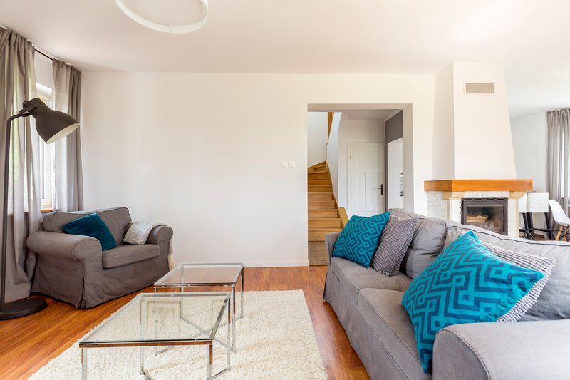 sala de estar de una casa